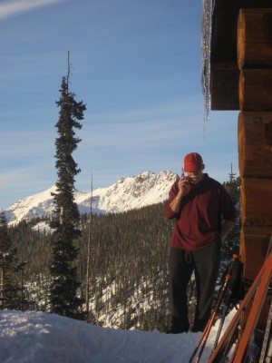 I love Colorado any time of year. Here I'm on a ski trip at one of the backcountry huts.