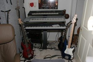 Synthesizers and guitars