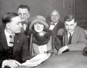 Beulah Annan at one of her hearings. DN-0076803, Chicago Daily News, 4 April 1924 in Chicagology