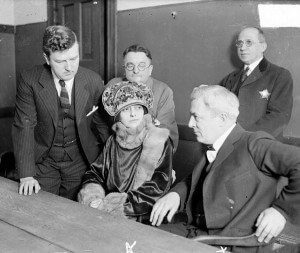 Belva Gaertner at her trial. DN-0077649, Chicago Daily News, 6 June 1924 in Chicagology