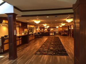 The lobby at the Holiday Inn in Pocatello, Idaho where Bundy obtained a room on May 5, 1975. He would kill young Lynette Culver in his room the following day