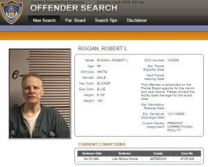 Robert Riggan as he appears now in his Colorado prison file