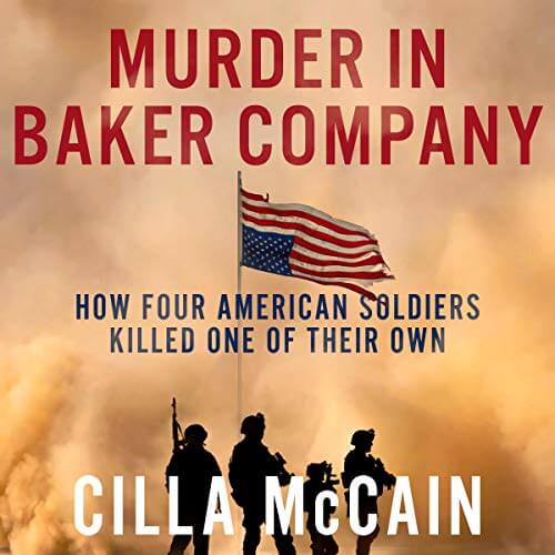 Murder in Baker Company Cilla McCain Audiobook Cover